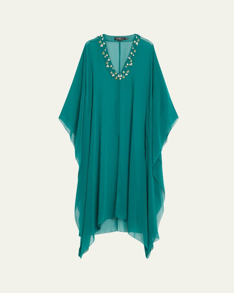 Portofino Hand-Beaded Caftan